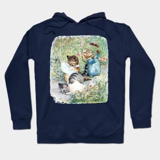 Tom, Moppet and Mittens Kitten - Beatrix Potter Hoodie